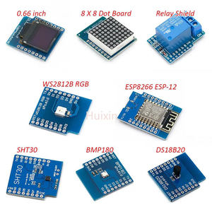 Carte de développement Wifi Hot <span class=keywords><strong>Esp8266</strong></span> D1 Mini Pro Nodeu Ws2812 Rgb Dht11 Dht22 Am2302 Relais <span class=keywords><strong>Ds18b20</strong></span> Bmp180 Moteur pour kit de bricolage Wemos - Product Image 1