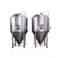 Fermenteur de bière 30l, réservoir de fermentation de bière conique avec veste à vendre