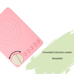 Chaînes anti-chute en silicone 100 % alimentaire pour bébé, cadeaux éducatifs de dessin animé, ensemble de jeu de cuisine d'imitation - Product Image 2