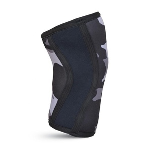 Genouillères de musculation et de powerlifting 7MM en polyester à compression, motif camouflage, élastiques pour hommes, utilisables en toutes saisons - Product Image 2