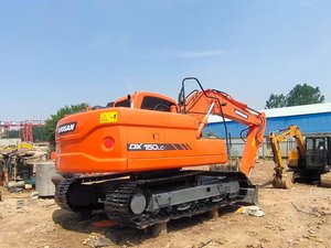 รถขุดขนาดกลางมือสอง Doosan DX150LC มีอัตราการเกิดข้อบกพร่องด้านความเสถียรของระบบไฮดรอลิกต่ำสำหรับงานดิน - Product Image 1