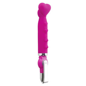 ALICE Vibrador en forma de corazón de 20 funciones Potente silicona multivelocidad Impermeable Bajo ruido Ligero Masajeador femenino USB - Product Image 3