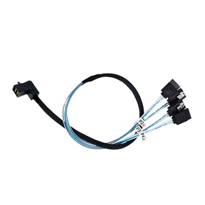 磁盘阵列迷你SAS SFF-8087 8643至4 * SATA服务器硬盘反向电缆 - Product Image 1