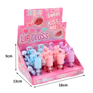 Thời trang 12 pcs dễ thương son bóng với DIY Keychain nuôi dưỡng dưỡng dưỡng ẩm môi dầu lỏng son bóng làm Kit - Product Image 5