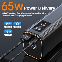 Banque d'alimentation tendance 2022, 20000 mAh, 65 W, charge rapide PD, QC3.0, chargeur portable, banques d'alimentation pour ordinateur portable