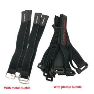 Correas de Sujeción de Cables con Gancho y Bucle de Alta Calidad, Correas de Nylon con Gancho y Bucle con Logotipo Personalizado Impreso, con Hebilla de Metal y Plástico - Product Image 2