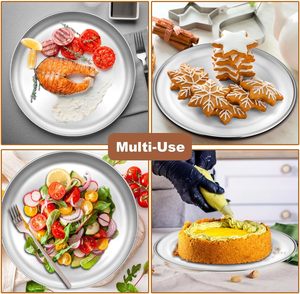 5.5 "/7"/8 "/<span class=keywords><strong>9</strong></span>"/10 "/12" thép không gỉ bánh pizza khay Vòng Lò nướng phục vụ tấm khay cho <span class=keywords><strong>Pie</strong></span> Cookie bánh pizza bánh pizza bánh pizza <span class=keywords><strong>Pan</strong></span> - Product Image 6