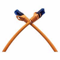 Cable de Red Cat6a, Trenzado, Sin Blindaje, Cobre Puro, Aislamiento de PVC, 4 Pares, Cable de Conexión Ethernet UTP