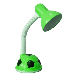 Yellow red blue green pink wired football kid table lamp student eye protection night light table lamp no bulb