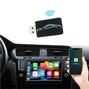 Adaptateur sans fil à connexion automatique CarPlay Dongles pour iPhone Apple Cars Play Convertir filaire en boîte AI sans fil