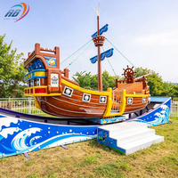 Manège pour enfants : Bateau pirate volant électrique et fou, équipement de parc d'attractions pour enfants, fabriqué en Chine