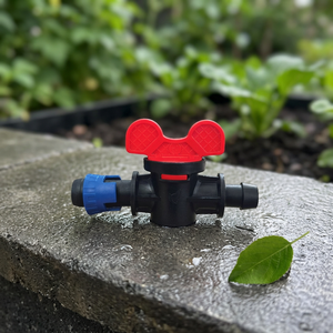 Válvula de Desviación con Rosca de 16 mm, Plástico LDPE Virgen, para Sistemas de Riego Agrícola, Accesorio de Riego, Negro, Rojo, Azul, Vietdrip - Product Image 3