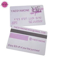 Carte de crédit en PVC personnalisée pour cadeau de maître découpé, de visite