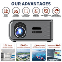 Projecteur intelligent 8K 30000 Lumens Android Vidéo HD Films mobiles MP4 Projecteurs d'extérieur Équipement de divertissement TV numérique DVB-T2