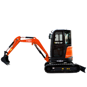 Mini-excavatrice sur chenilles ERE27, compacte, de haute qualité, petite excavatrice pour la construction et l'agriculture - Product Image 4