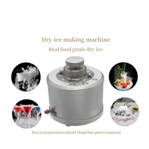 Machine de production de glace sèche Bar Fancy Beverage CO2 Machine à glace Equipement de restaurant Restauration créative Machine à granulés de glace sèche