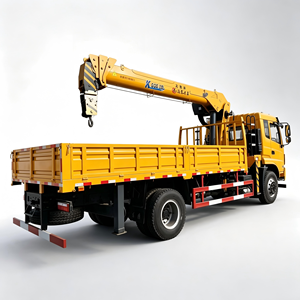 Camión Dongfeng 4x2 para Trasplante de Árboles de Jardín, Grúa Montada en Camión de 8 Toneladas, Camión de Transporte Móvil - Product Image 1