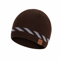 Bonnet tricoté réfléchissant pour la nuit, élastique, chaud pour l'hiver, idéal pour la course en extérieur et le cyclisme, plusieurs couleurs