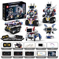 Bloques de Construcción con Control Remoto, Modelo de Robot, Forma Variable, Juguete de Construcción Mecha, Material ABS, Serie T, K, Edades 8+