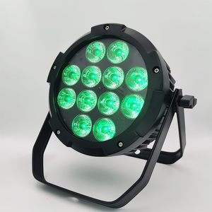Projecteur PAR LED sans fil étanche RGBWAUV avec application, rechargeable sur batterie, avec variateur d'intensité, IP65 pour usage extérieur, lampes de scène électriques - Product Image 4