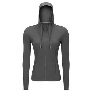 Women's Breathable Customized Logo Printed Full-Zip Spandex/Nylon <b>Horse</b> <b>Riding</b> <b>Hoodie</b> Sweatshirt with Pocket - Product Image 3