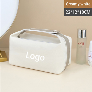 Sac de maquillage en toile pour femmes, commerce extérieur, grande capacité, sac de toilette avancé, sac de voyage d'affaires, sac cosmétique - Product Image 5