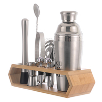Ensemble d'accessoires de bar 12 pièces, shaker à cocktail à double paroi 700 ml, ensemble de barman en acier inoxydable isolé sous vide