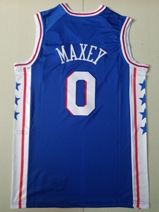 Philadelphie de haute qualité pour hommes # Maillot de basket-ball <span class=keywords><strong>Tyrese</strong></span> Maxey avec logo brodé, maillot personnalisé avec logo - Product Image 4