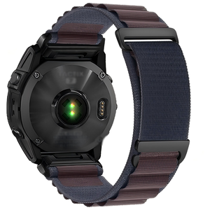 Bracelets de montre de remplacement en nylon alpin respirant et confortable de haute qualité, compatibles avec la montre connectée Garmin Fenix 6 - Product Image 6