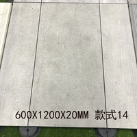 JNZ Schnelle Lieferung 20mm Dicke Outdoor-Porzellan-Bodenfliesen Außenbereich 600X600mm Antibakteriell Leuchtend 1 Jahr Garantie