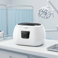 Nettoyeur à ultrasons électrique GT SONIC GT-F5 43KHz, mini appareil portable numérique en ABS et acier inoxydable SUS304 pour usage domestique