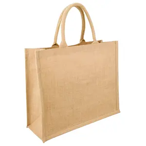 Promotional Fancy Fashion Durable Jute Tote Bag Jute Environment Shopping Bags Best supplier In india