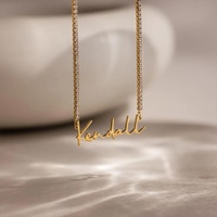 Collar con Nombre Personalizado, Colgante con Nombre Personalizado, Collar con Cadena Tipo Tenis, Joyería Delicada con Nombre, Regalo para Ella