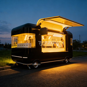 Fast Delivery Fully Equipped Food Truck Carts Premium Quality Fast Food <b>Trailers</b> Ready to Buy CE Certified - Product Image 6