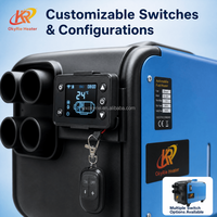 Chauffage diesel tout-en-un OkyRie AX52H 5KW à triple tension avec thermostat LCD et télécommande pour camping-car