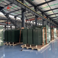 Transformador Trifásico Montado en Plataforma de 225 kVA, 250 kVA, 300 kVA, 500 kVA, 12470 V a 480 Y/277 V, Suministro del Fabricante