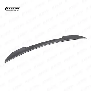 Kit de carroceria em fibra de carbono para BMW Racing CS estilo ICOOH, asa de spoiler traseira para BMW 3 Series M3 E92 06-13