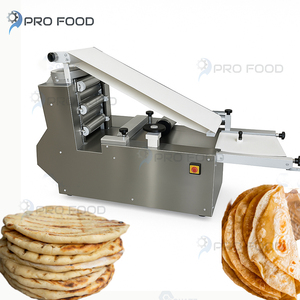 Machine de fabrication de pain pita arabe de bonne performance Machine à fabriquer les tortillas industrielles Machine à rouleaux Momo Roti - Product Image 1