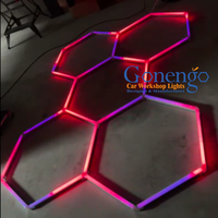 Système linéaire de DJ de lumière LED de nid d'abeille d'éclairage d'hexagone d'étape de partie de disco de RVB de vente directe d'usine