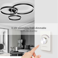 Plafonnier led composé de trois anneaux en métal, Design moderne, simpliste, éclairage d'intérieur, luminaire décoratif de plafond