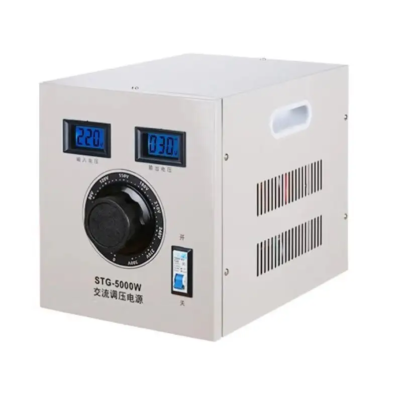 STG5000W 0 bis 300V Ausgang einstellbare automatische Variac Spannungs regler Stabilisatoren