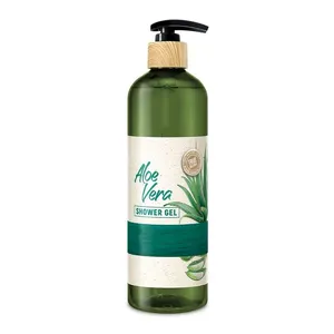 Ingrédients naturels à base d'aloe vera biologique, savon liquide, gel douche, lotion pour le corps, ensemble de gels douche en tube