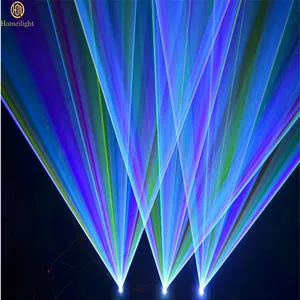 Lampu Laser Panggung LED Empat Mata, 2W,5W,10W Tiongkok Diskon Besar Lampu Laser Sorot Penuh Warna DJ Disco Show Night Club RGB