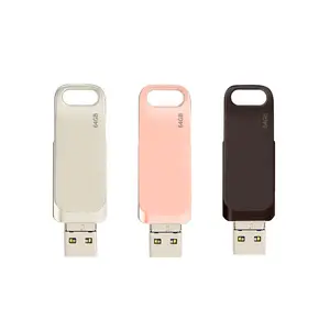 Custom Logo USB Flash Drive 1GB 2GB 4GB 8GB 16GB 32GB 64GB 128GB USB Storage Stick Thumb Pen Drive Waterproof Metal Mini USB