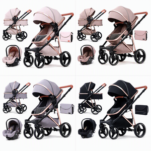 Kinderwagen Luxury Baby Stroller Pram 3 in 1 With Car Seat Poussette 3 En 1 Bebe <strong>Foldable</strong> Baby Carriage <strong>Buggy</strong> 3 in 1 Wholesale - Product Image 3