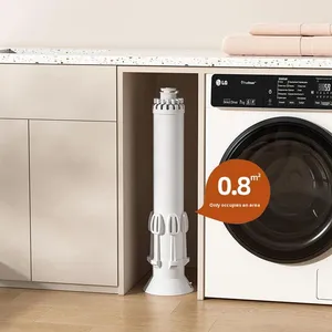Perchero giratorio 3 en 1 de 360 grados con forma de pulpo, tendedero metálico plegable de pie para balcón, dormitorio y hogar - Product Image 3