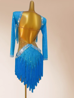 2025 nouveau nouveau concours de robe de danse latine de salle de bal femmes frange robes latines à vendre