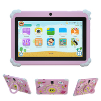 Tableta Inteligente Android de 7 Pulgadas para Niños, con WiFi, Funda de Silicona Bonita, Resistente, Juegos, Educativa, Regalo para Niños