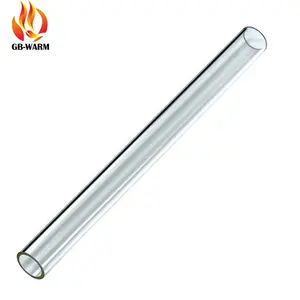Low consumption infrared patio heater heat tube/glass tube