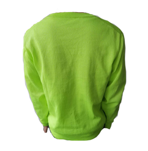 เสื้อสเวตเตอร์ถักนิรภัยสีน้ำเงินสะท้อนแสงขนาดใหญ่พิเศษ สีเทา ระดับ 5 ป้องกันการบาด ป้องกันการแทง ป้องกันอันตราย คอทรงโอ แขนยาว - Product Image 5